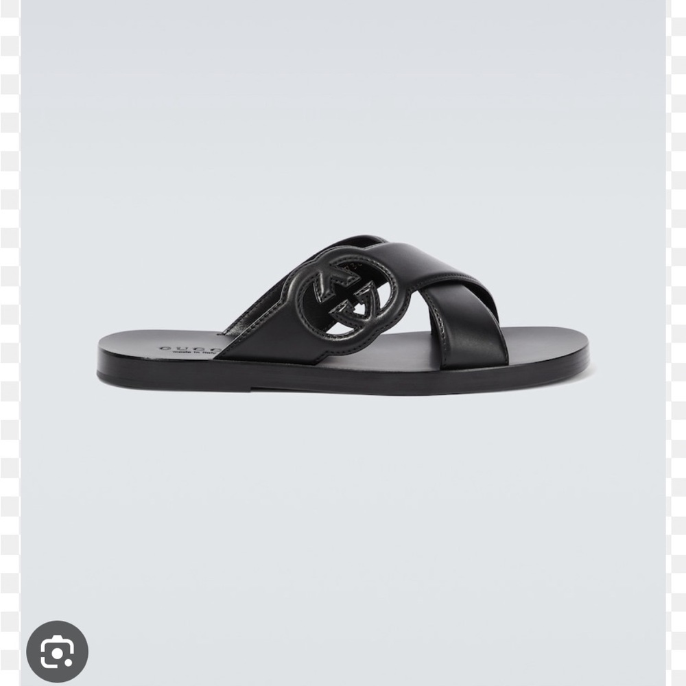 leather. leather insole and sole. Comes with a box. Black. Comes with dust bags.